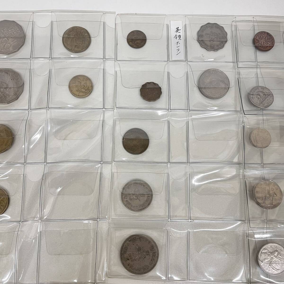 【C-23689】大量 海外コイン まとめ売り 世界 エリザベス コイン 総重量500g以上（ケース込み） 保管品 アンティーク コレクションの画像10