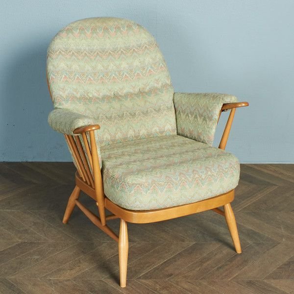 [78267]レア ercol ソファ イージーチェア アーコール 英国 ヴィンテージ シングルソファ ラウンジチェア イギリス アンティーク 椅子