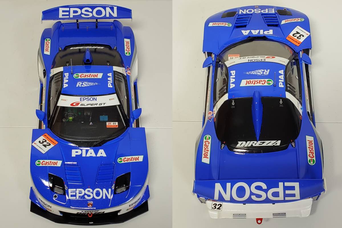 ★希少 完成品 タミヤ 1/24 EPSON エプソン NSX 2005 スーパーGT松田次生/A.ロッテラー★_画像6