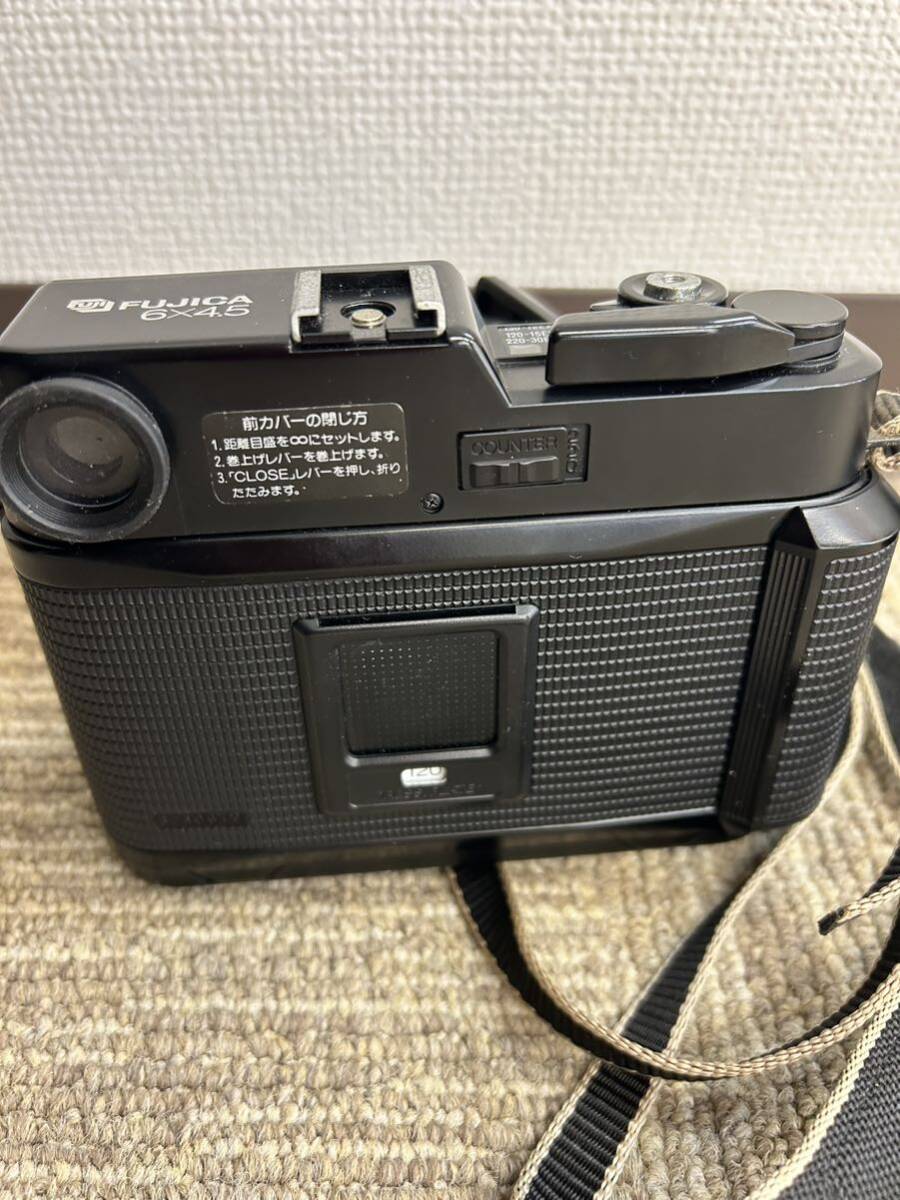 FUJICA 6×4.5 GS645 Professional 中判カメラ フィルムカメラ シャッター確認 袋付きの画像4