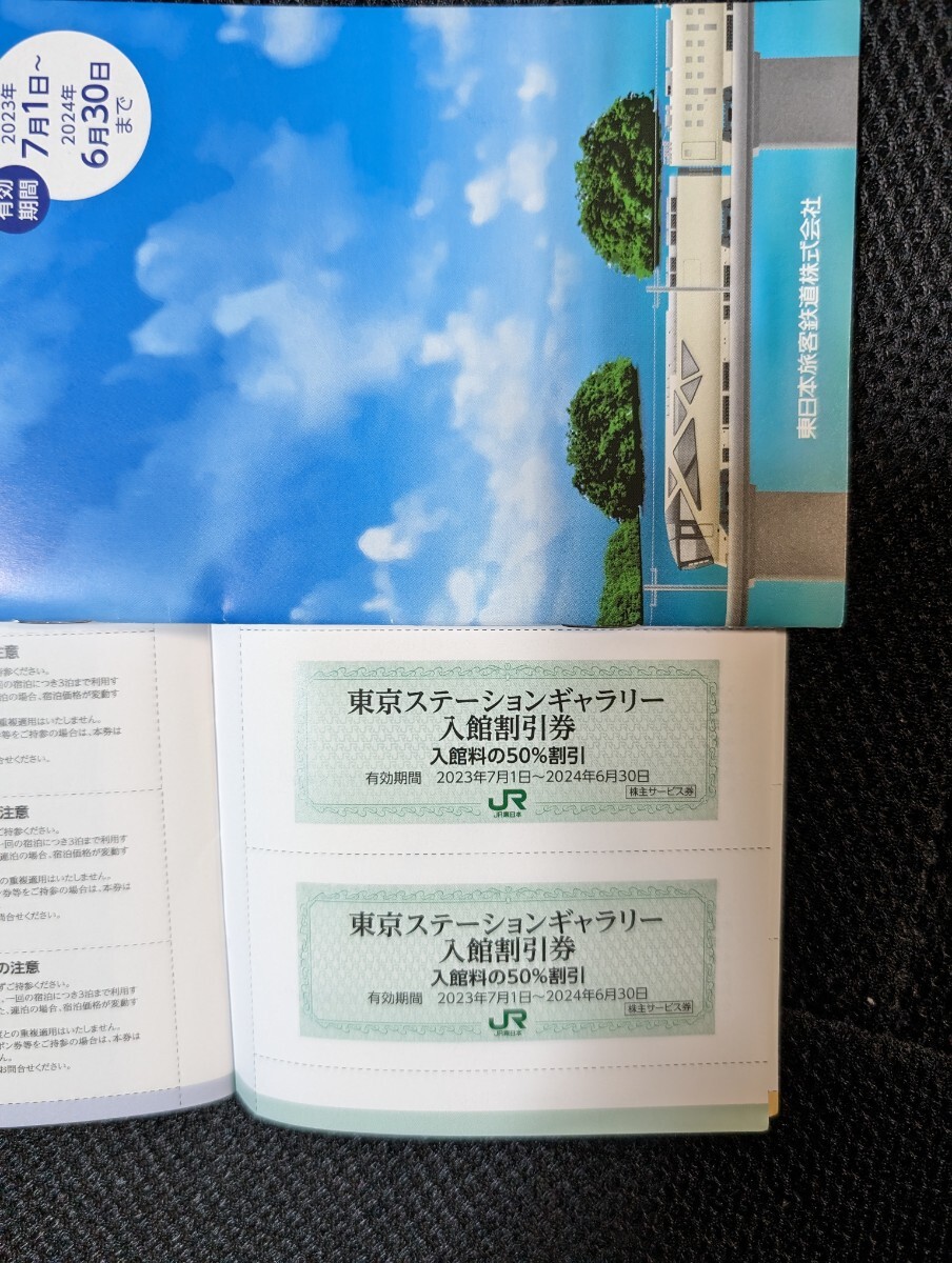 【送料63円～　激安】　JR東日本　株主優待券 東京ステーションギャラリー　入館割引券　半額　2024年6月30日まで有効　1枚　2枚　3枚　4枚_画像1