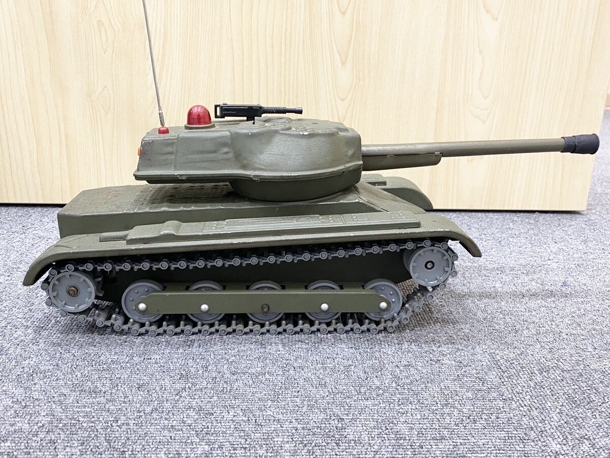 【増田屋 M-3512 】ブリキ製 戦車 当時物 箱付き リモコン社外品 動作未確認 _画像4