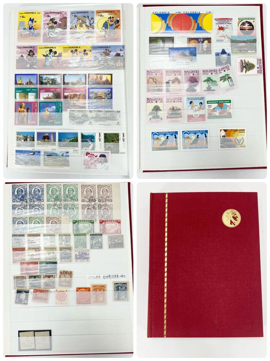 切手帳 海外切手 絵画切手 銭切手 日本切手等 全27ページ コレクション保管品_画像8