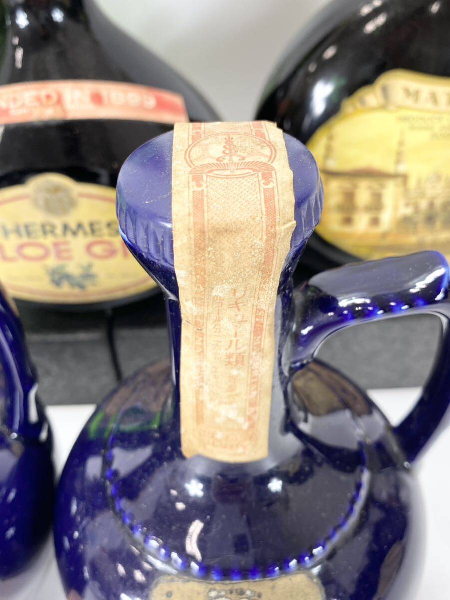 古酒 ヘルメス オレンジキュラソー BOLS メロンリキュール SLOE GIN MATEUS 5本セットの画像4