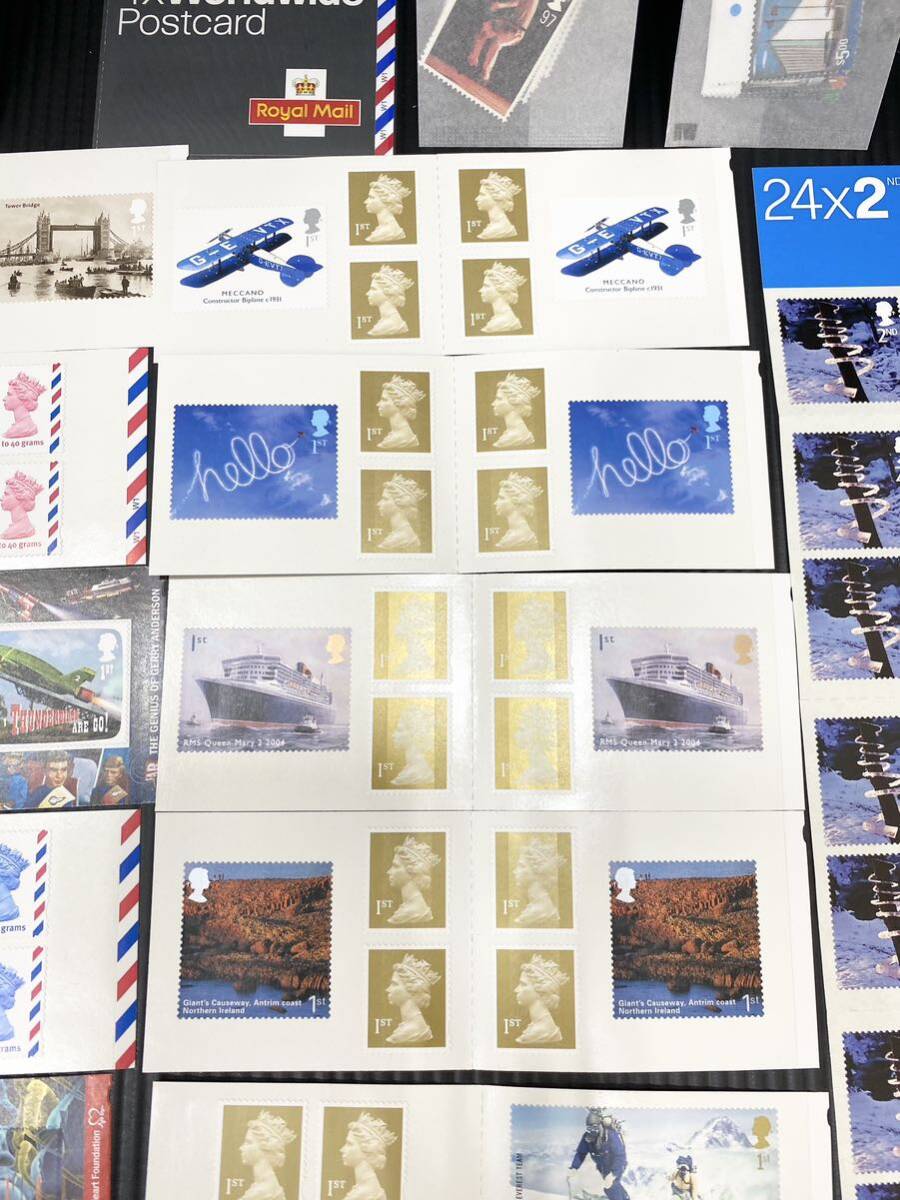未使用切手 royal mail 英国 切手 イギリス ヨーロッパ 切手まとめ売り アンティーク レトロ コレクションの画像7