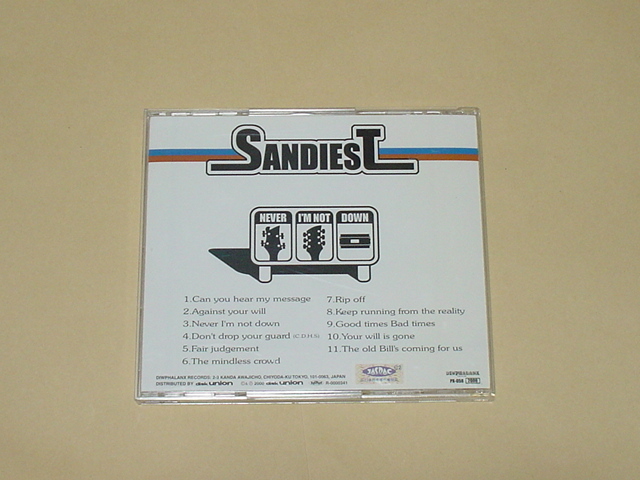 NEO MODS,MOD REVIVAL：SANDIEST / NEVER I'M NOT DOWN(美品,LRF,GRIFFIN,THE JAM,THE CHORDS)_画像2