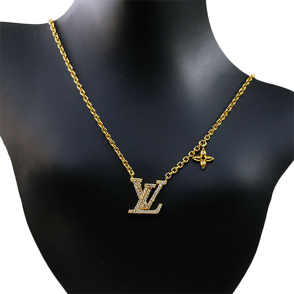 【送料無料】【本物】極美品★LOUIS VUITTON ルイヴィトン★M00596★コリエ LVアイコニック ネックレス★ラインストーン★おしゃれ★_画像4