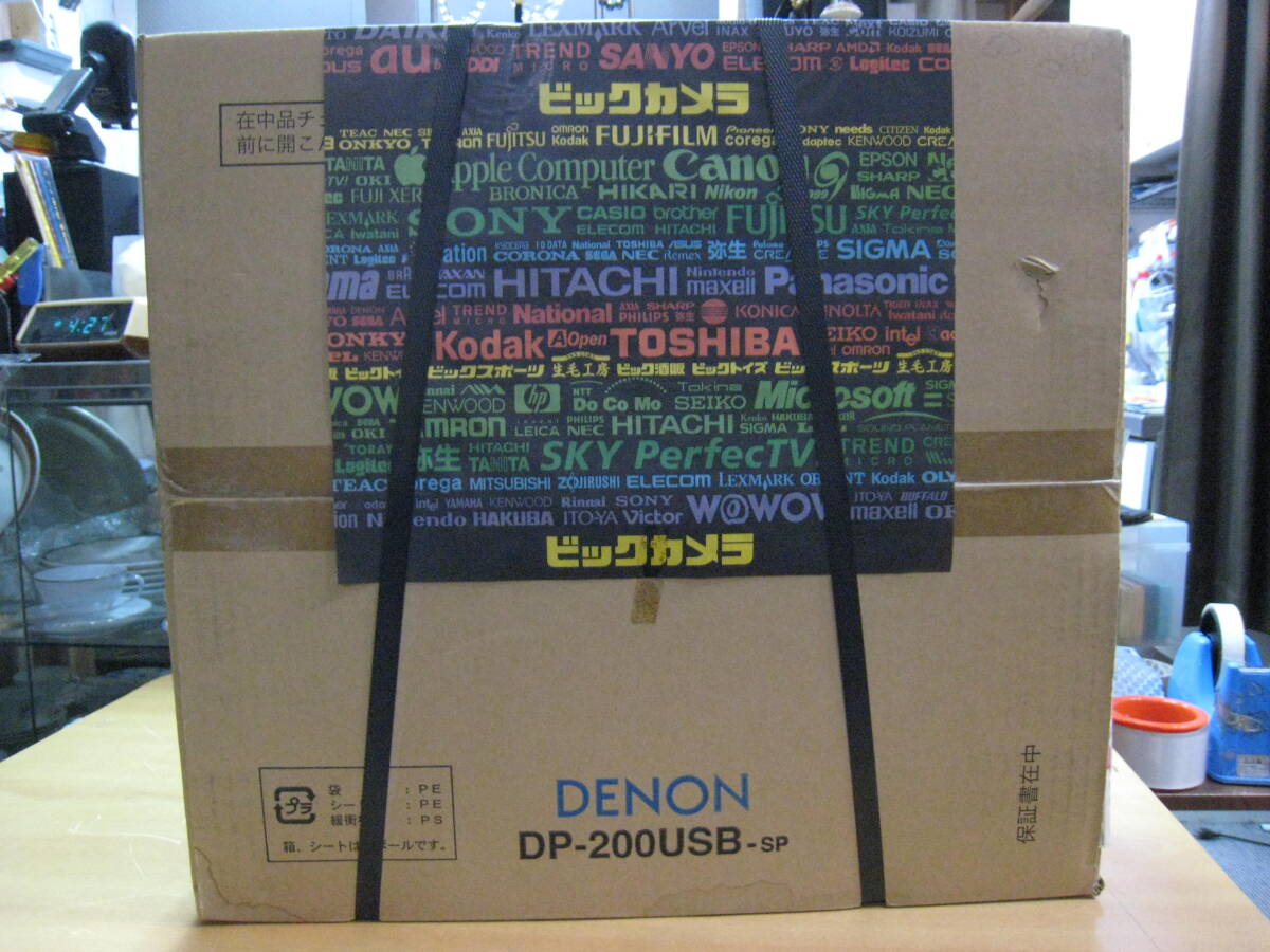 未開封品・DENON・レコードプレーヤー・DP-200USB -SP_画像3