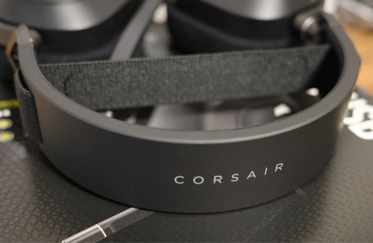 CORSAIR HS80 RGB USB プレミアムゲーミングヘッドセット 24bit/96kHz 