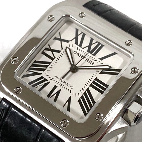 Cartier/カルティエ サントス100 LM 腕時計 W20073X8 新品研磨済_画像4