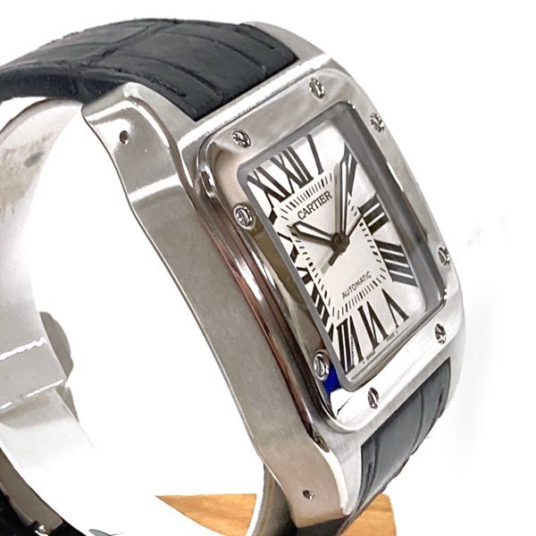Cartier/カルティエ サントス100 LM 腕時計 W20073X8 新品研磨済_画像3