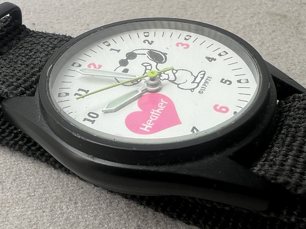 *SNOOPY×Heather Special производства Snoopy специальный ограничение наручные часы Heather Heather дополнение список часы *