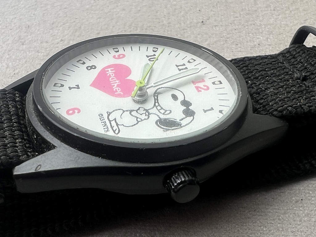 *SNOOPY×Heather Special производства Snoopy специальный ограничение наручные часы Heather Heather дополнение список часы *