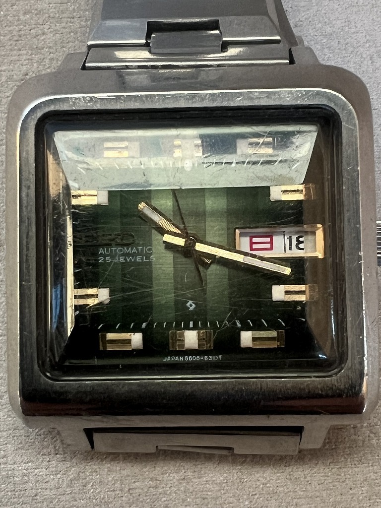 ◆SEIKO LM セイコー 5606-5130 ロードマチック デイト 自動巻き メンズ 腕時計◆_画像3
