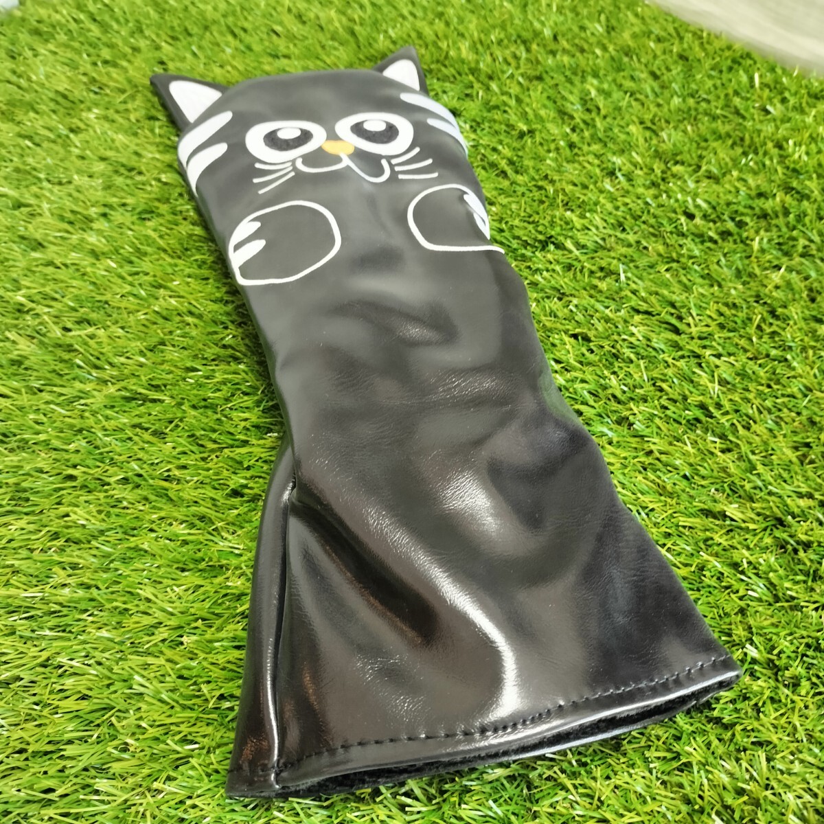 【DR】ゴルフヘッドカバードライバー用黒ネコ