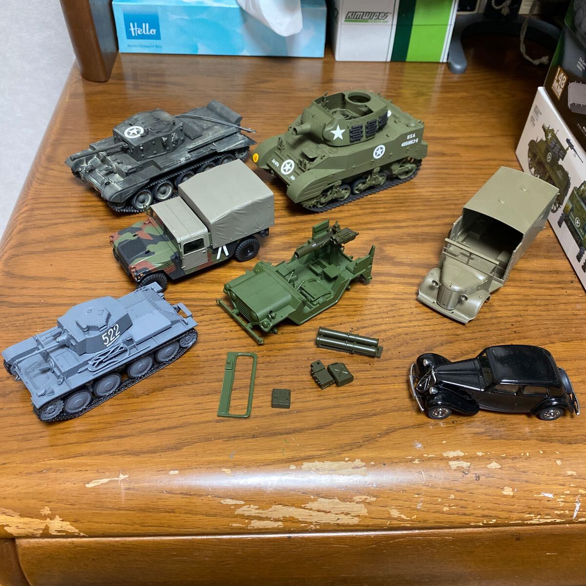  made on the way goods set! Tamiya 1/35 1/48 military kit assortment * not yet collection . attaching parts . including in a package does.