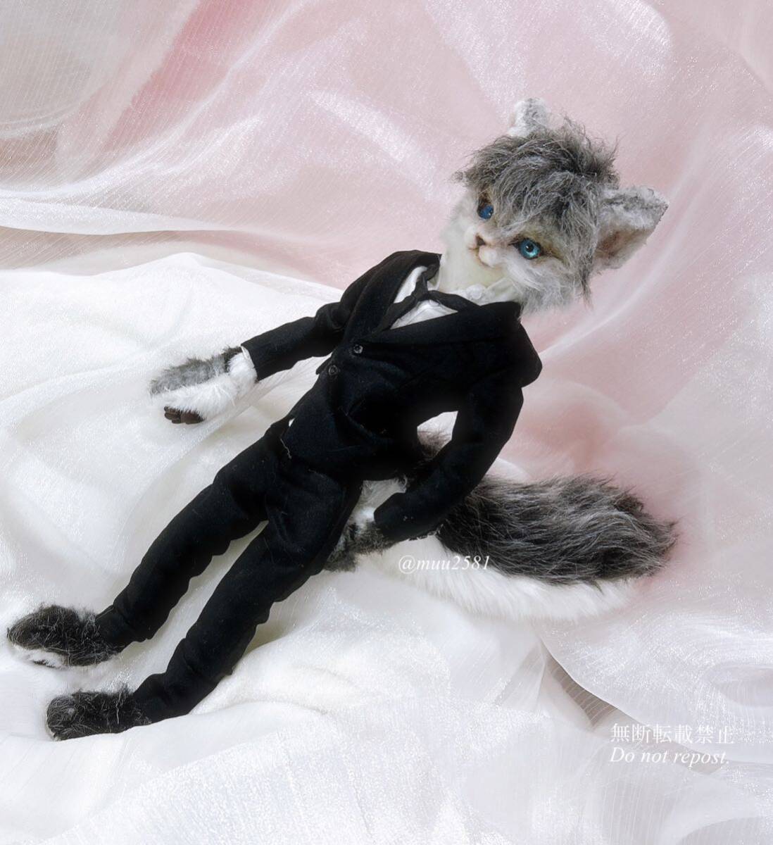 muu 訳あり アートドール オオカミ 狼 獣人 ケモノ ドール muu 訳あり アートドール オオカミ 狼 獣人 ケモノ ドール