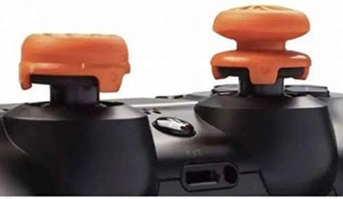 エイム向上！ FPSフリーク PS4 PS5 コントローラー用 親指グリップキャップ FPSアシストキャップ RG 可動域アップ (オレンジ) G119の画像3