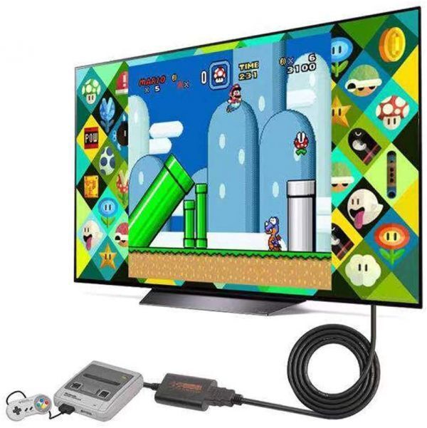  nintendo GC/N64/SFC/SNES for HDMI video converter conversion adaptor 720P output correspondence . sending loss none 1.5M HDMI cable attaching G193! free shipping!