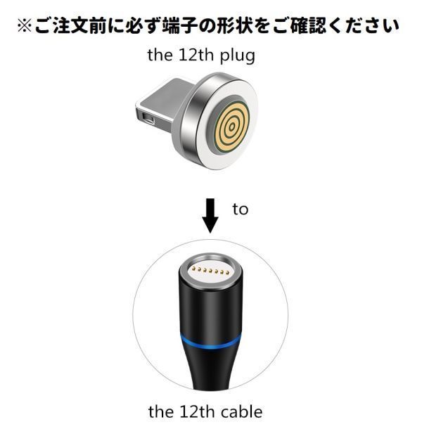 5A USB TYPE-C connector magnet type charge cable for plug 360 times rotation person direction relation no pita. moment removal and re-installation! white 3 piece set E422! free shipping!