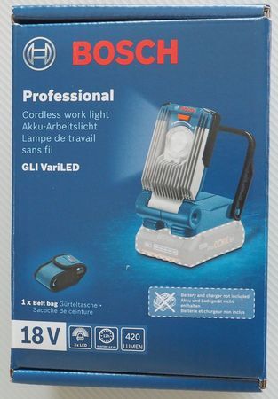 Bosch Professional(ボッシュ) バッテリーライト (本体のみ) GLI VARI LED ブルー _画像1