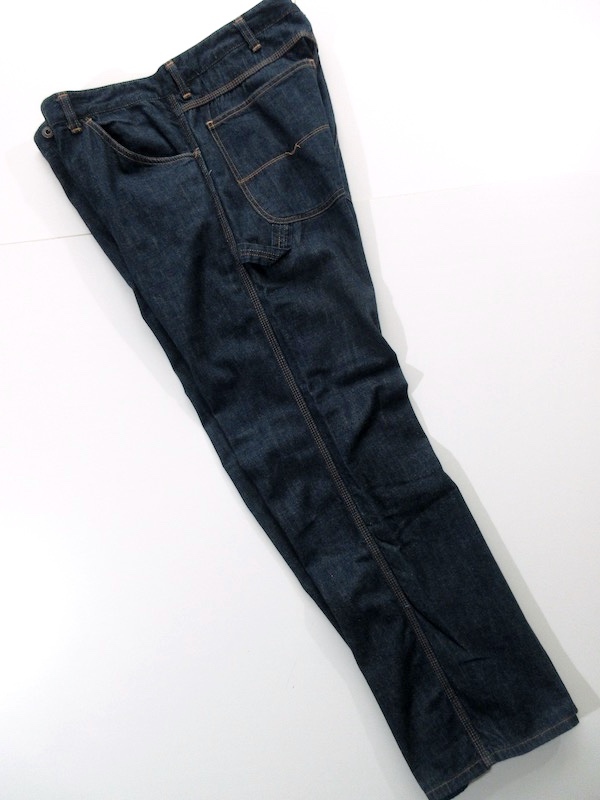 【Silver and Gold シルバーアンドゴールド】濃紺 インディゴデニム ペインターパンツ W88cm!! （japanese brand original painter jeans）_画像5