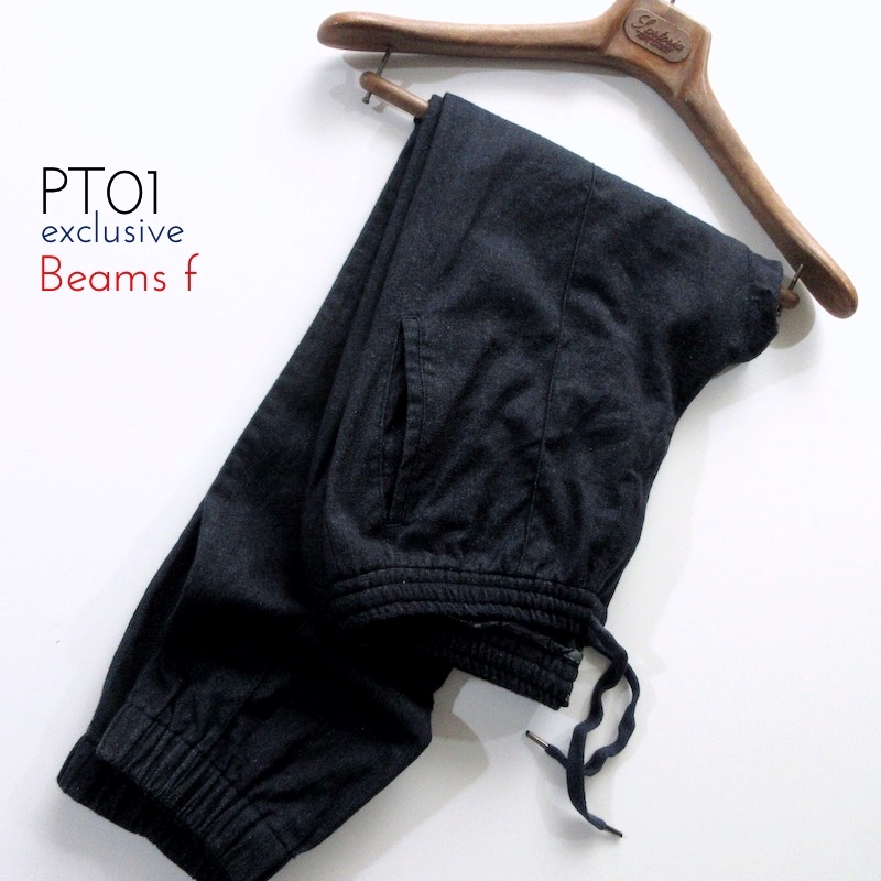 【PT01 / イタリア】BEAMS f 別注 ストレッチ イージー ジョガーパンツ size 50!! （exclusive japan label luxury spandex pants）_画像1
