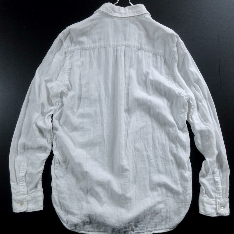 【Ron Herman California ロンハーマン】ワンランク上のサーフスタイル◎ ガーゼコットン ホワイトシャツ!! （luxury japanese shirt）_画像6