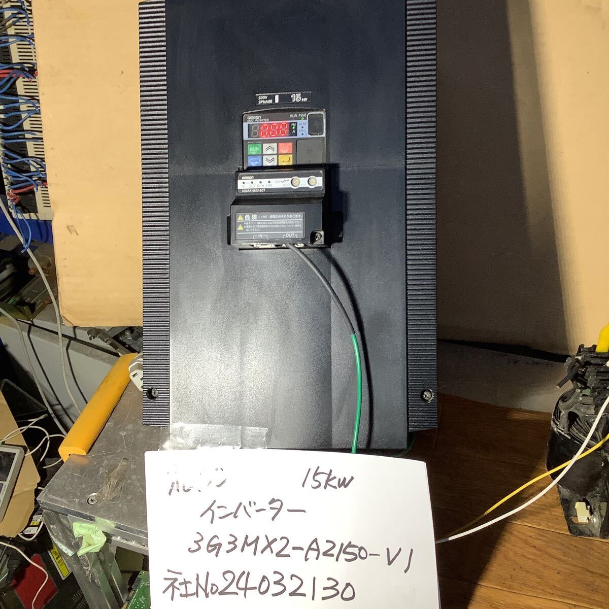 Yahoo!オークション - オムロン15kwインバータ3G3MX2- A2150-v Yahoo!オークション - オムロン15kwインバータ3G3MX2- A2150-v