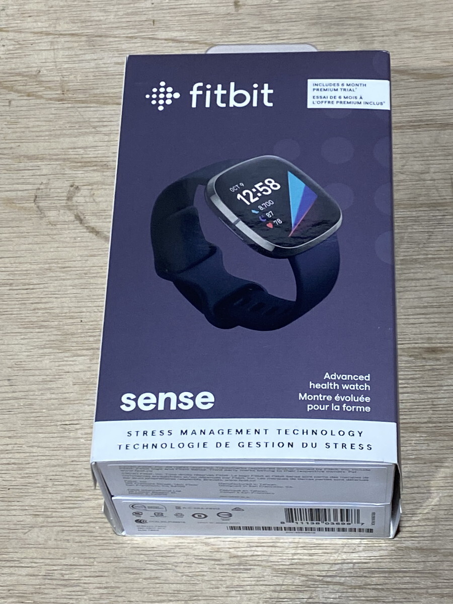 【１０－３４】FITBIT　SENSE　スマートウォッチ　腕時計　フィットビット　フィットネス　美品　中古品　ジャンク品_画像7