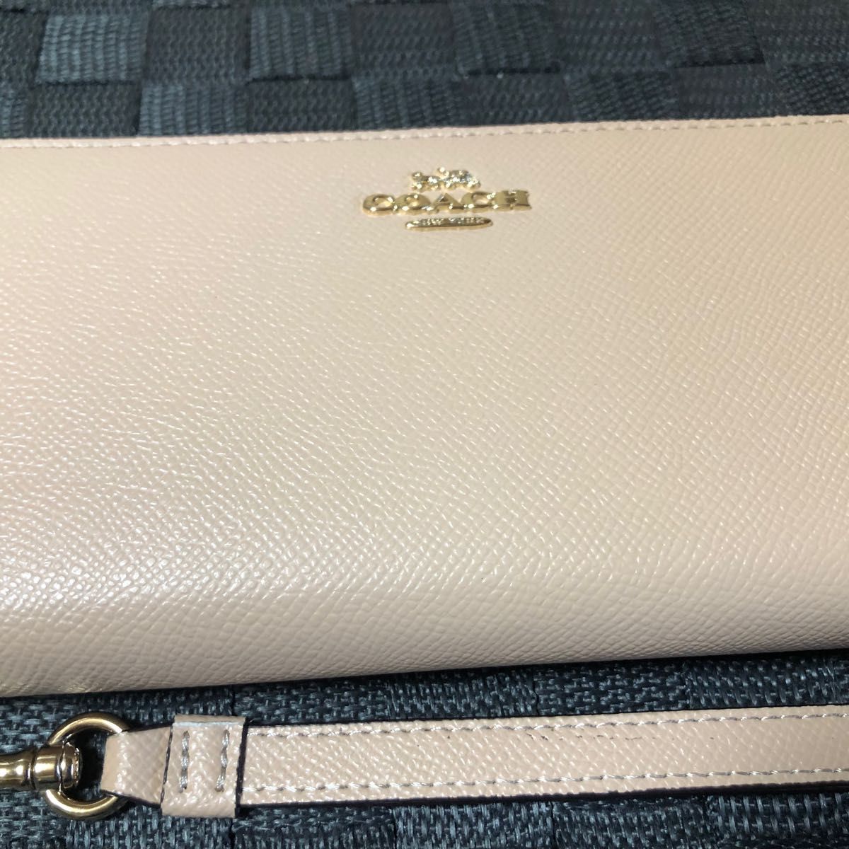 値下げ！coachコーチ　長財布　ベージュ系