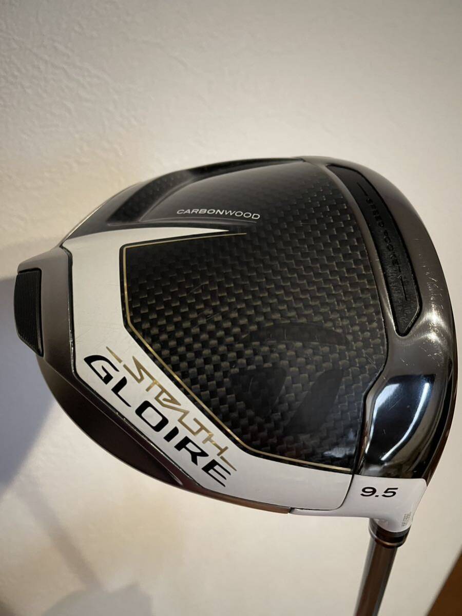 【中古品】テーラーメイド TaylorMade STEALTH GLOIRE ステルスグローレ ドライバー 9.5° スピーダー SPEEDER NX for TM フレックスS_画像1