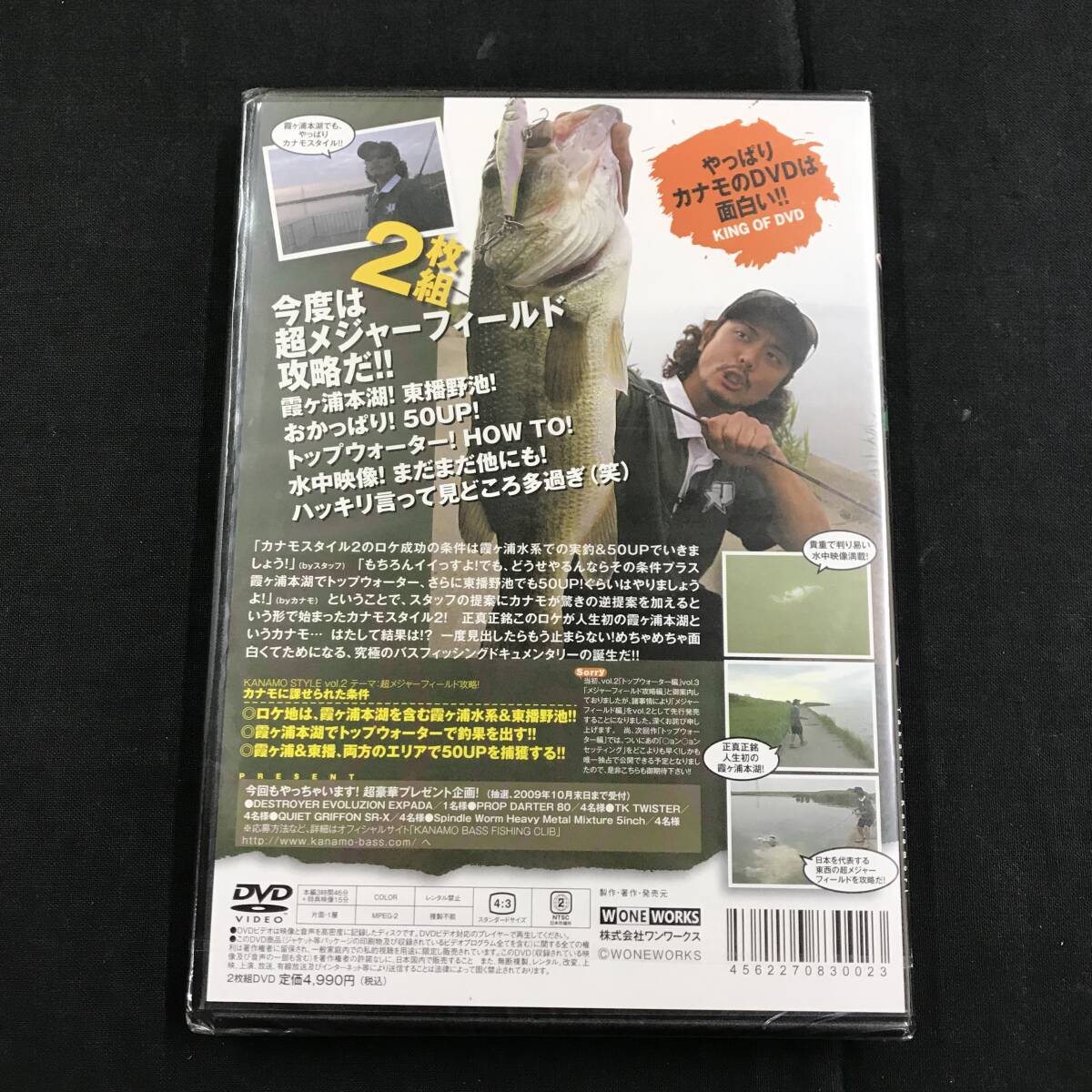 tx365 未開封品 DVD カナモスタイル 3点セット 金森隆志 フィッシング_画像7