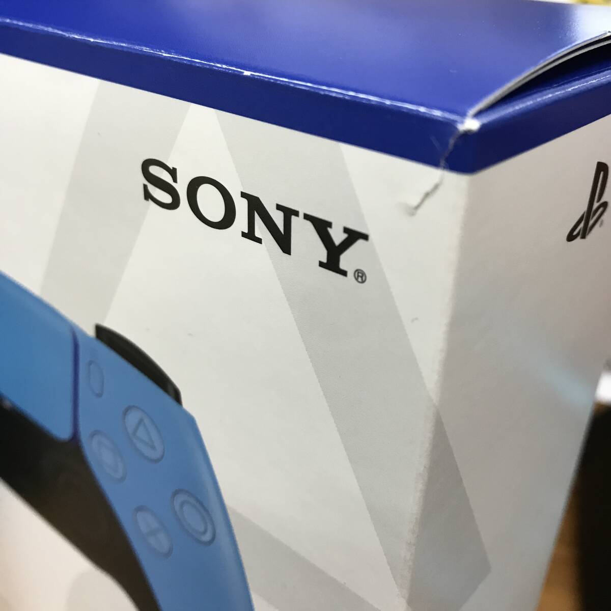 gx629 送料無料！動作品 SONY PS5 DualSense ワイヤレスコントローラー CFI-ZCT1J スターライトブルー_画像9