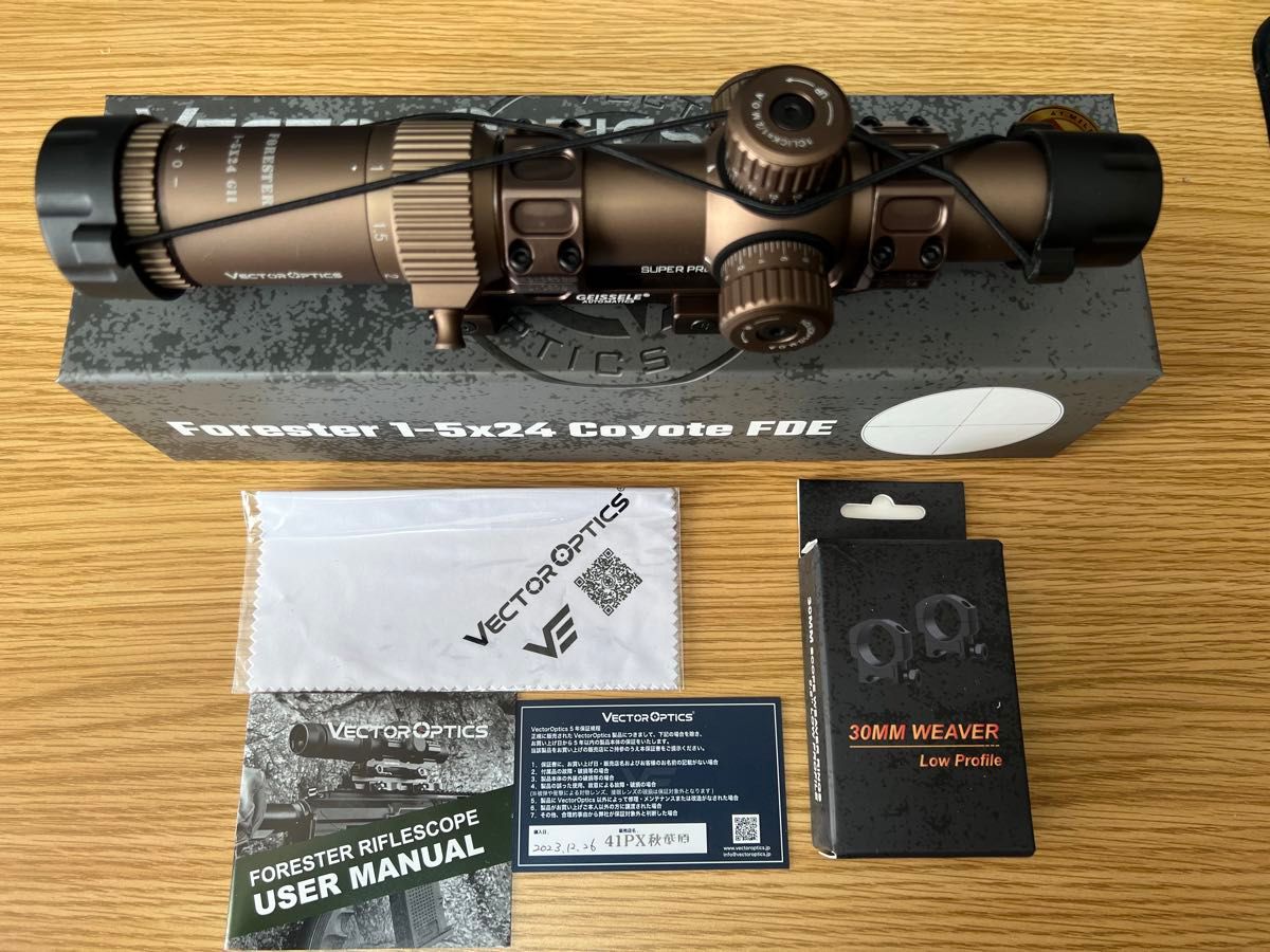 VECTOR OPTICS Forester 1-5×24 Gen II FDE|Yahoo!フリマ(旧 VECTOR OPTICS Forester 1-5×24 Gen II FDE|Yahoo!フリマ(旧