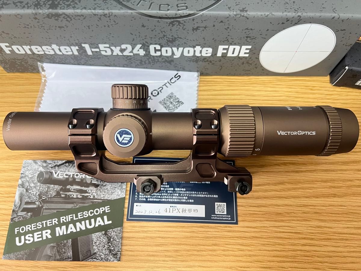 VECTOR OPTICS Forester 1-5×24 Gen II FDE|Yahoo!フリマ(旧 VECTOR OPTICS Forester 1-5×24 Gen II FDE|Yahoo!フリマ(旧