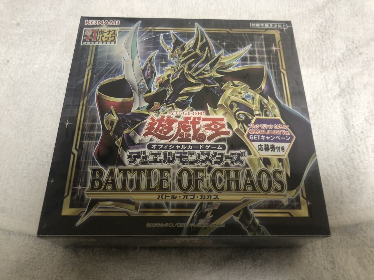 遊戯王 Yu-Gi-Oh! バトルオブカオス Battle of Chaos BACH 初版 新品 未開封 シュリンク付き 1Box_画像1
