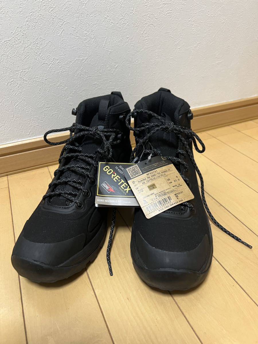 送料無料 GORE-TEX ノースフェイス トレッキングシューズ スクランブラー ミッド ゴアテックス インビジブルフィット（新品・箱なし）の画像1