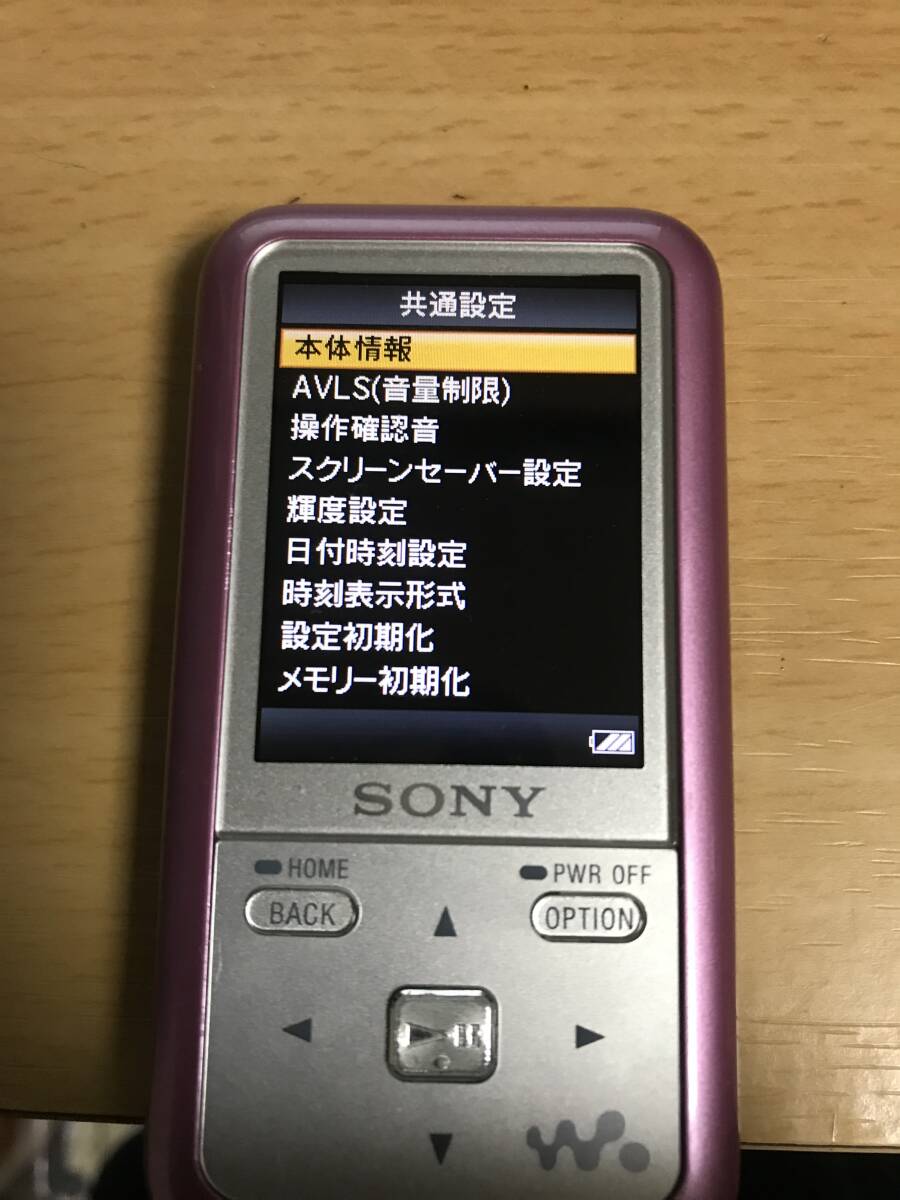 SONY WALKMAN NW-S616F ソニー ウォークマン 4G 中古品　ケーブル付き_画像2