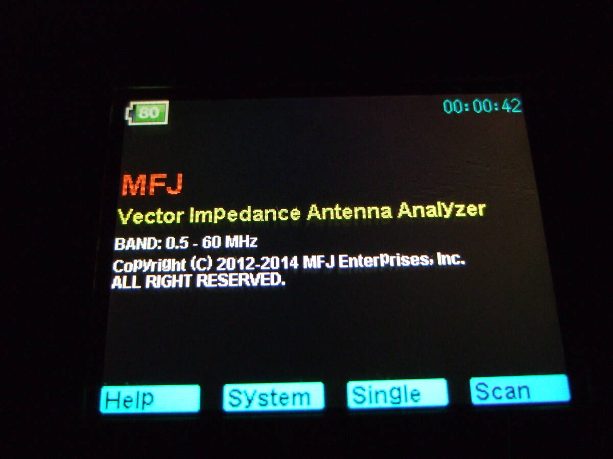 MFJ-223 ポケットサイズVNAアンテナアナライザーの画像8