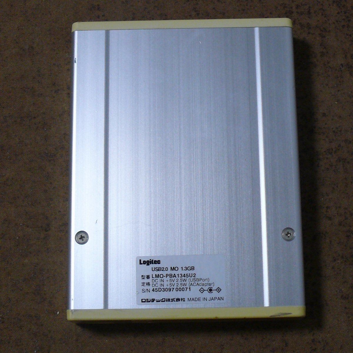 yb367/Logitec LMO-PBA1345U2 1.3GB MOドライブ/動確済_画像2