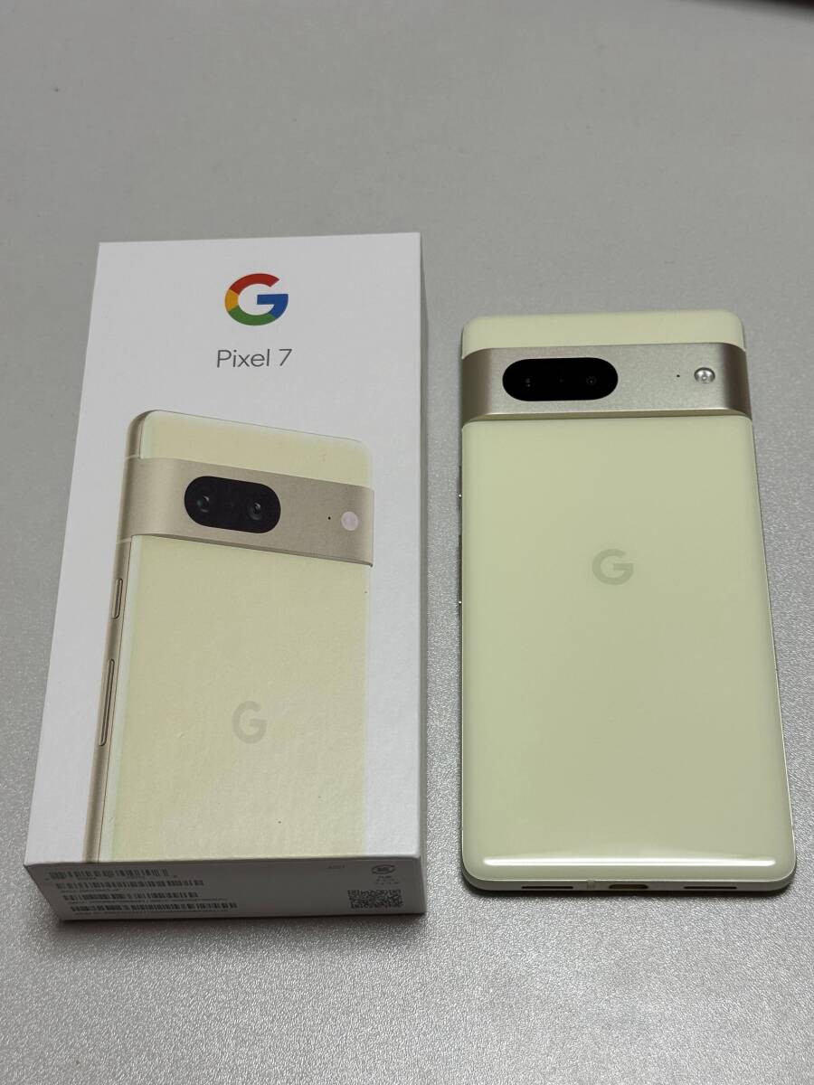 Google Pixel 7 Lemongrass 128 GB（国内版SIM フリー）美品 レモングラス_画像1