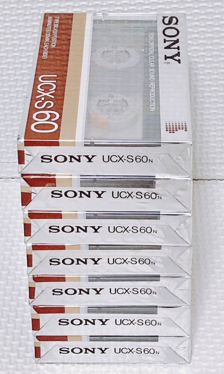 【未開封 希少 7本セット】SONY ソニー カセットテープ ハイポジション UCX-S60 TYPEⅡ(CrO2) POSITION 60分_画像7