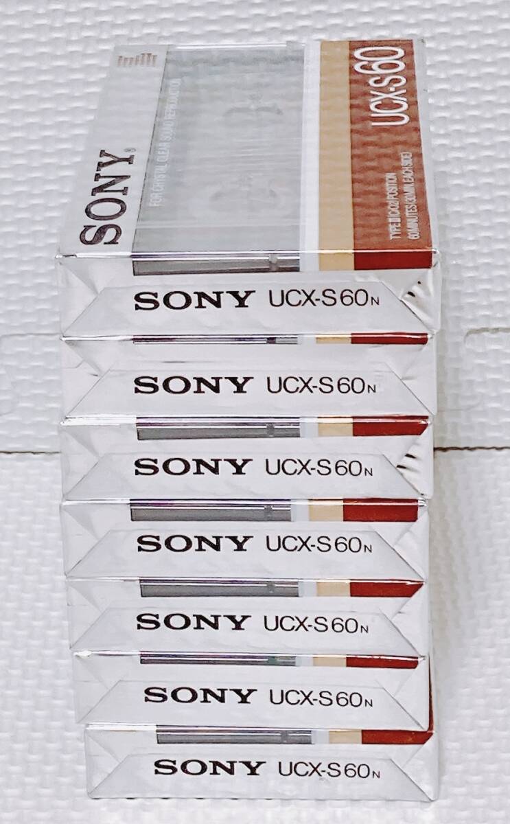 【未開封 希少 7本セット】SONY ソニー カセットテープ ハイポジション UCX-S60 TYPEⅡ(CrO2) POSITION 60分_画像5