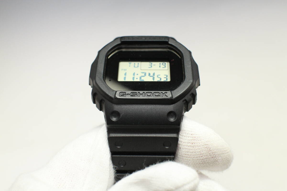 1円〜状態良【カシオ/CASIO本物】G-SHOCK/腕時計/デジタル/ラバーベルト/ブラック【S125Mの画像6