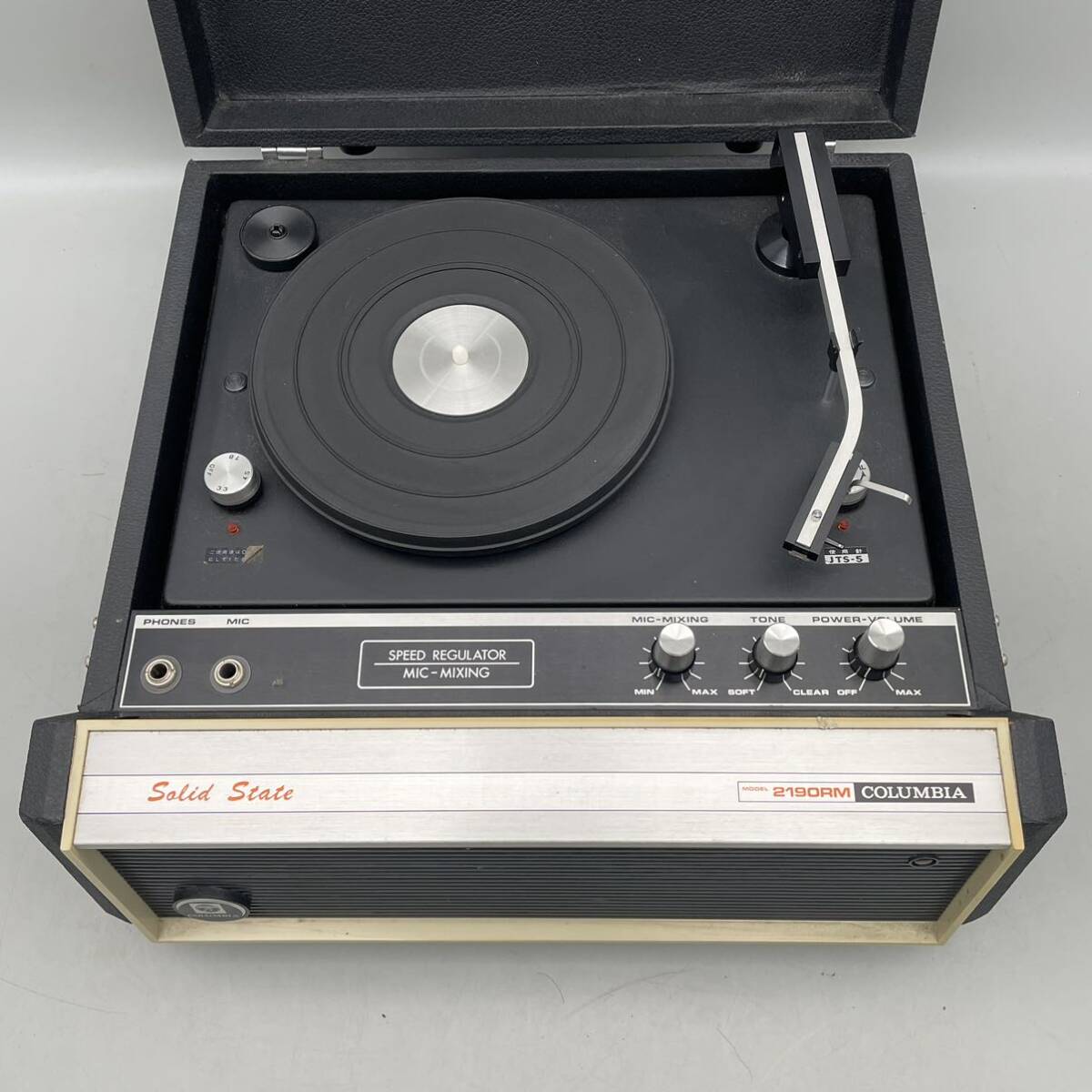 COLUMBIAko rom Via record player Solid State 2190RM turntable body Colombia Showa Retro that time thing antique Vintage 