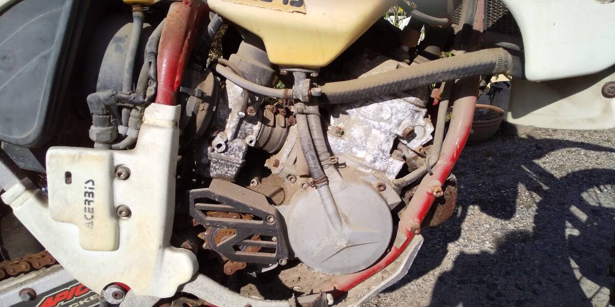 KTM125GS 91年式 赤フレーム 不動部品取りにどうぞ 佐賀福岡の画像2