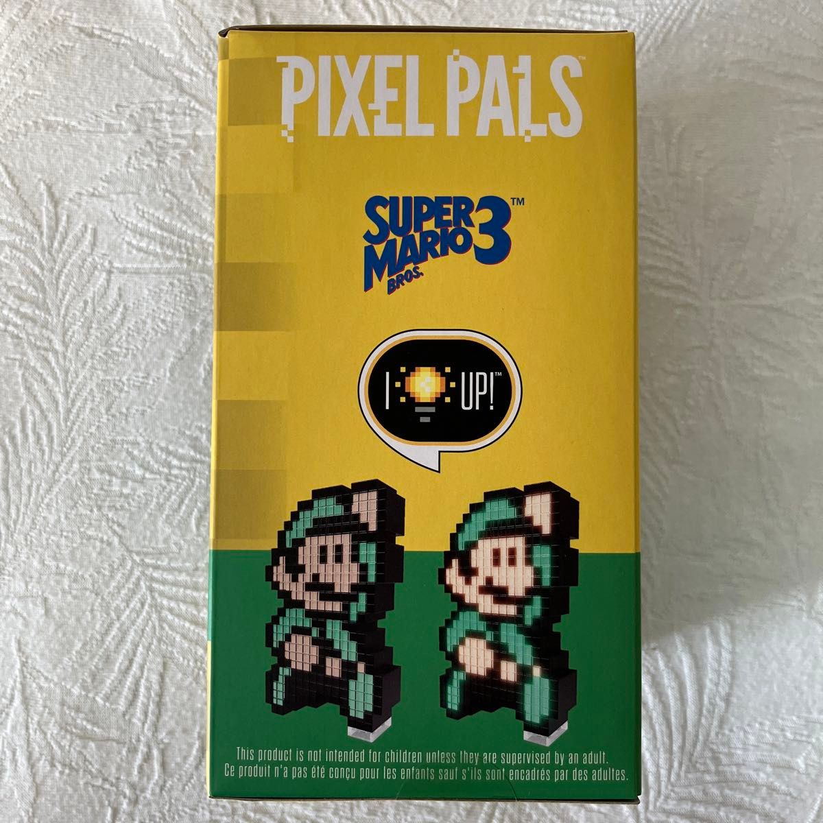 PIXEL PALS スーパーマリオブラザーズ3 ルイージ フィギュア LED