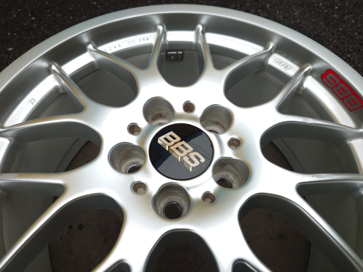 クラウン BBS RX DS ダイヤモンドシルバー 18インチ 8J+40 RX239 PCD114.3 5穴 4本_画像9