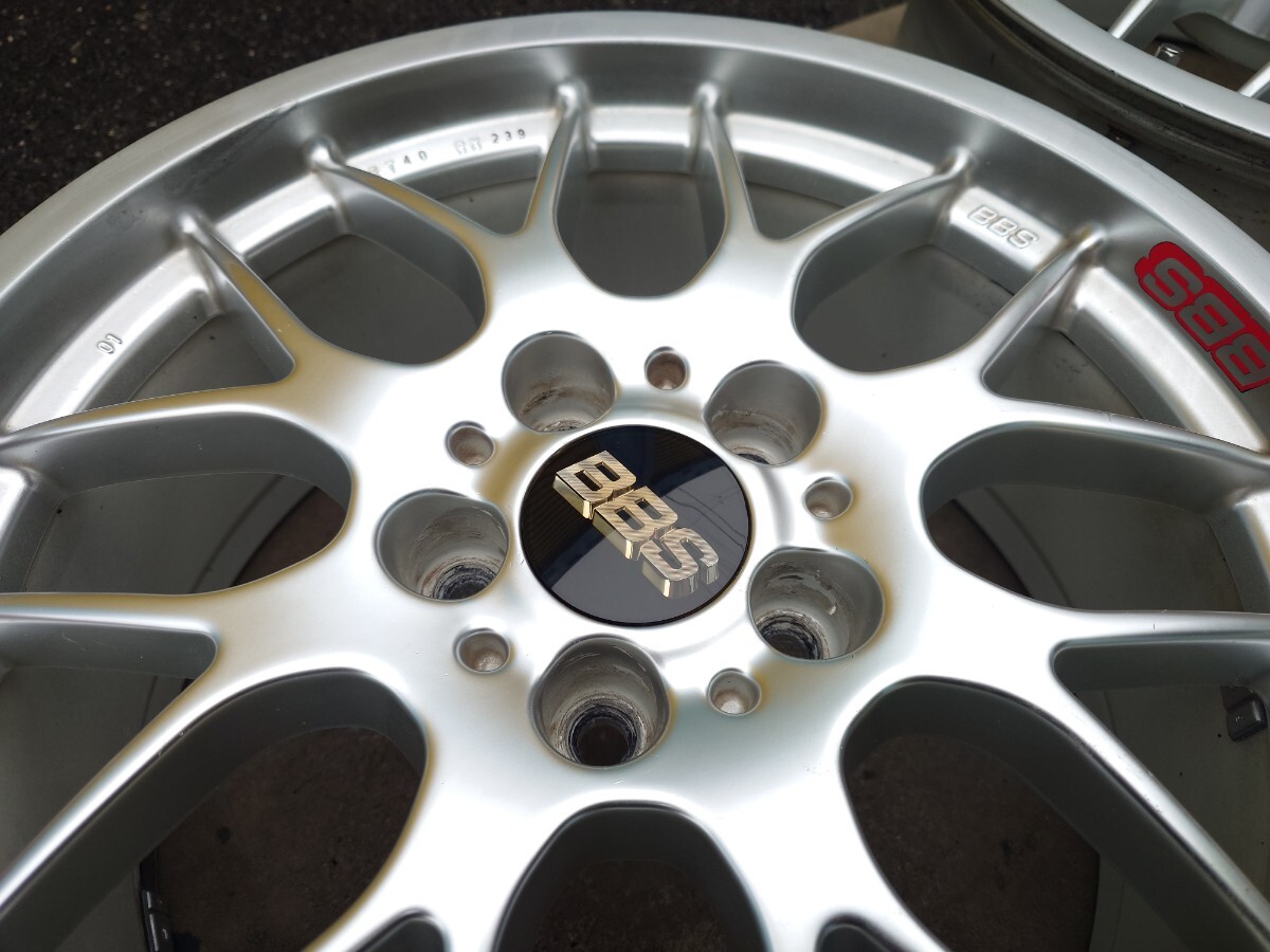 クラウン BBS RX DS ダイヤモンドシルバー 18インチ 8J+40 RX239 PCD114.3 5穴 4本_画像7